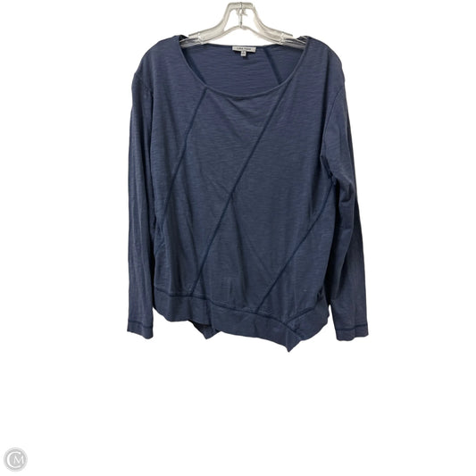 Top Long Sleeve By Cma In Blue, Size: L