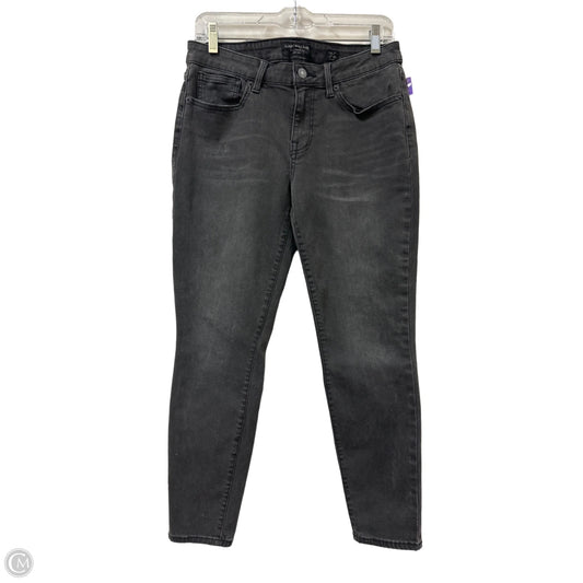 Jeans Skinny By Lucky Brand In Grey Denim, Size: 10