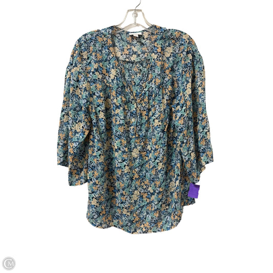 Top Long Sleeve By J. Jill In Blue, Size: S