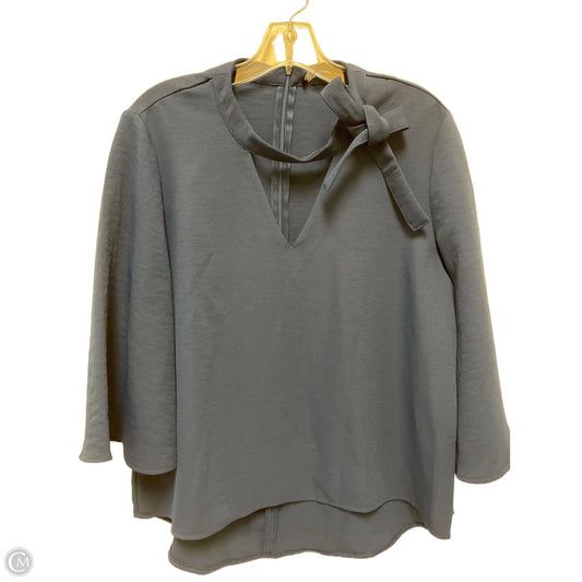 Top Long Sleeve By Mango In Blue, Size: L