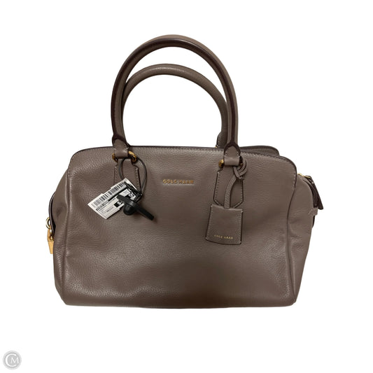 Handbag Leather By Cole-haan, Size: Medium