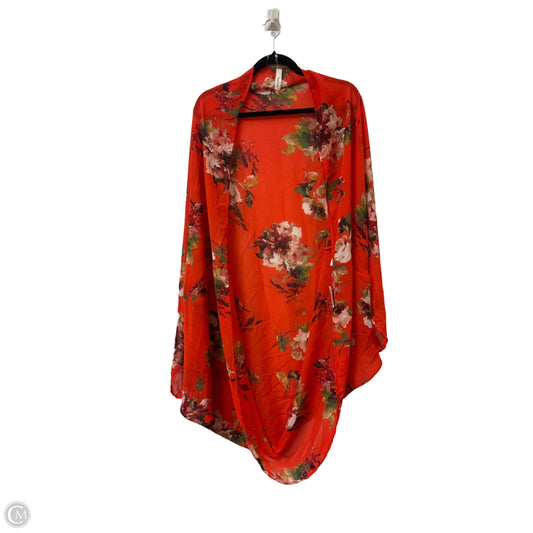Kimono By Clothes Mentor In Orange, Size: Osfm