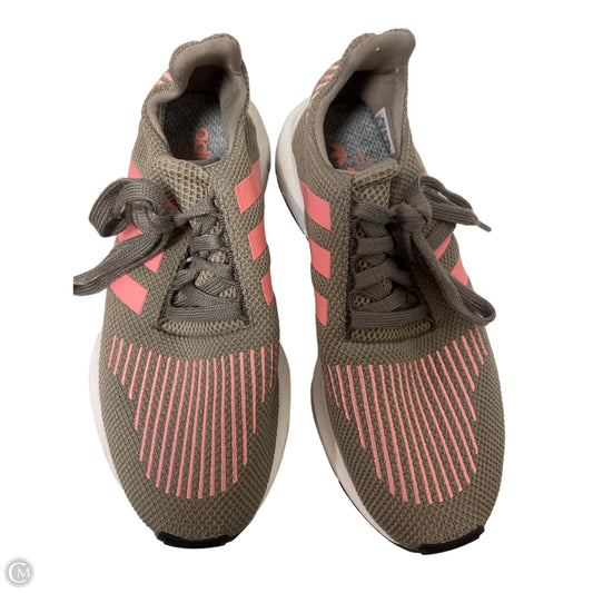 Shoes Athletic By Adidas In Green & Pink, Size: 7.5