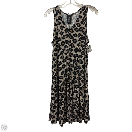Dress Casual Short By Premise In Animal Print, Size: M