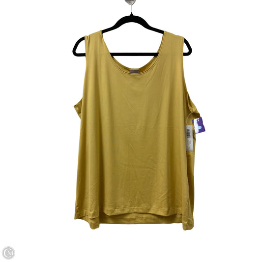 Tank Top By Chicos In Yellow, Size: 2x