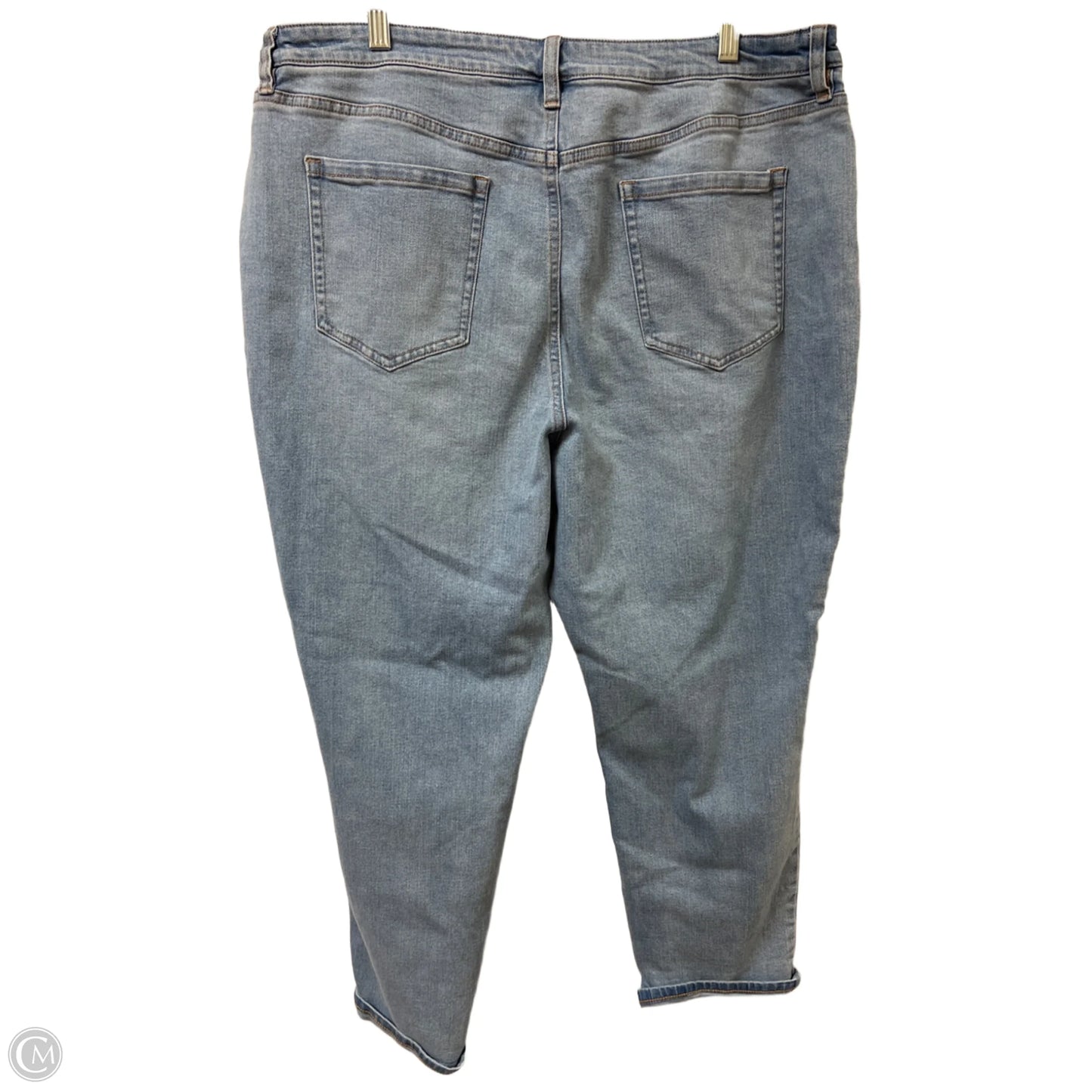 Jeans Straight By Style And Company In Blue Denim, Size: 18