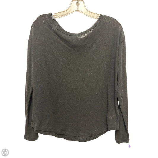 Top Long Sleeve By Gap In Black, Size: S