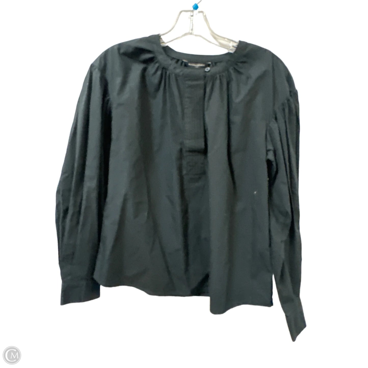 Top Long Sleeve By Banana Republic In Black, Size: Xs