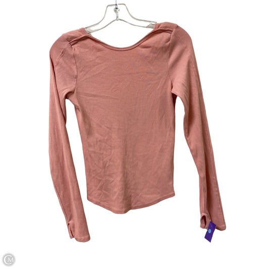 Top Long Sleeve By We The Free In Pink, Size: M