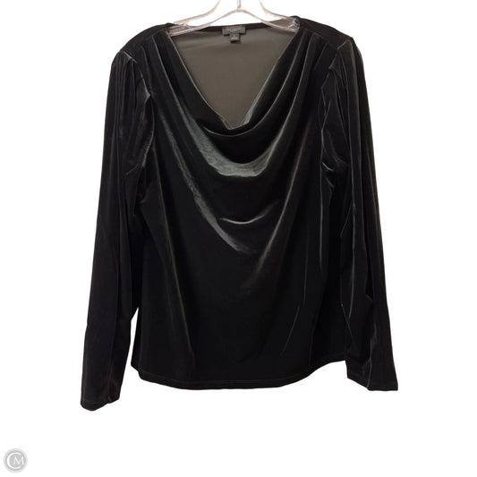 Top Long Sleeve By Ann Taylor In Black, Size: Xl