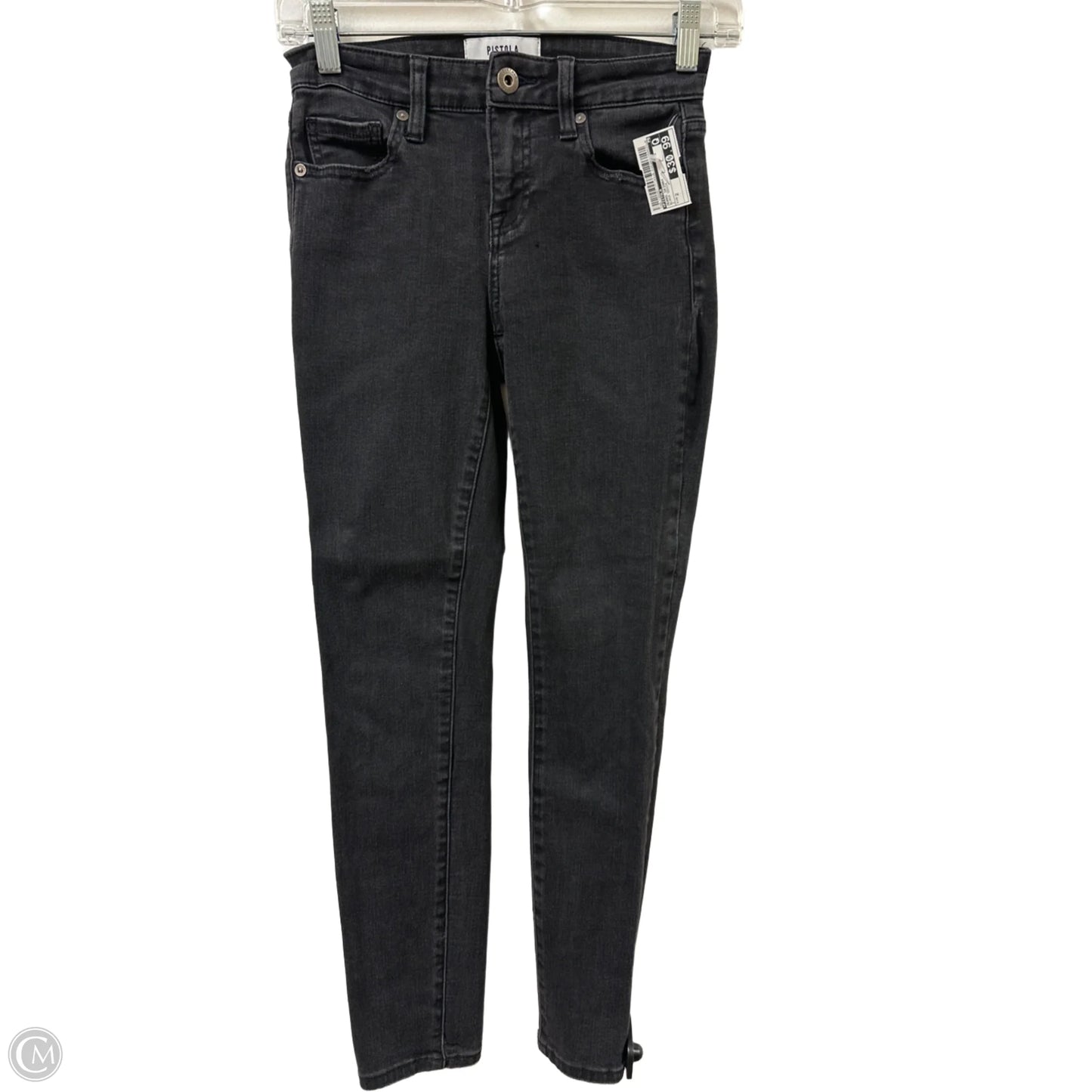 Jeans Skinny By Pistola In Black Denim, Size: 2