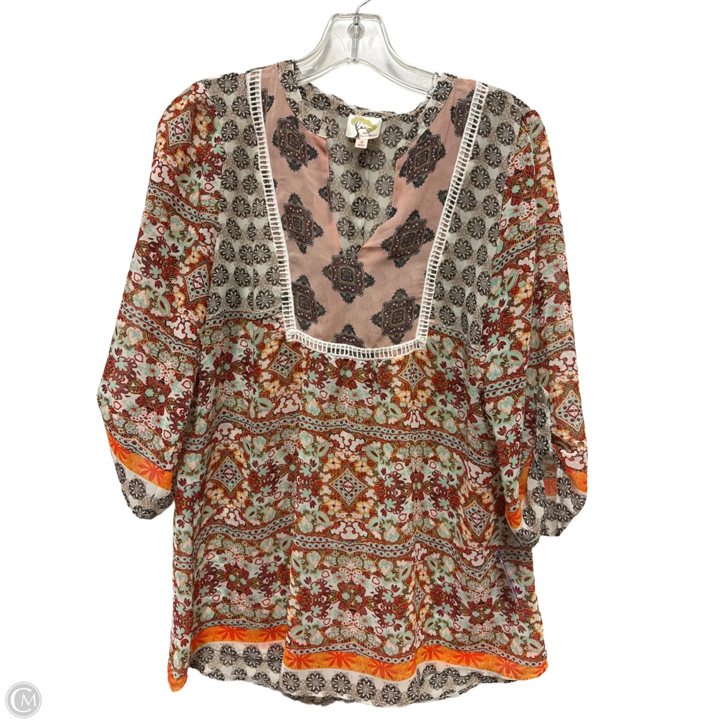 Top Long Sleeve By Clothes Mentor In Floral Print, Size: S