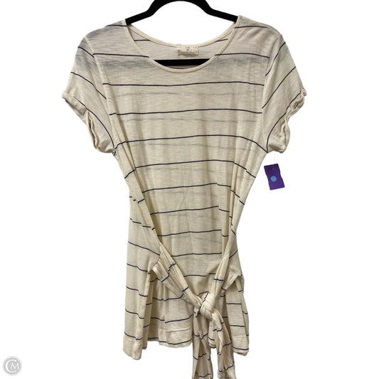Top Short Sleeve By T.la In Striped Pattern, Size: S