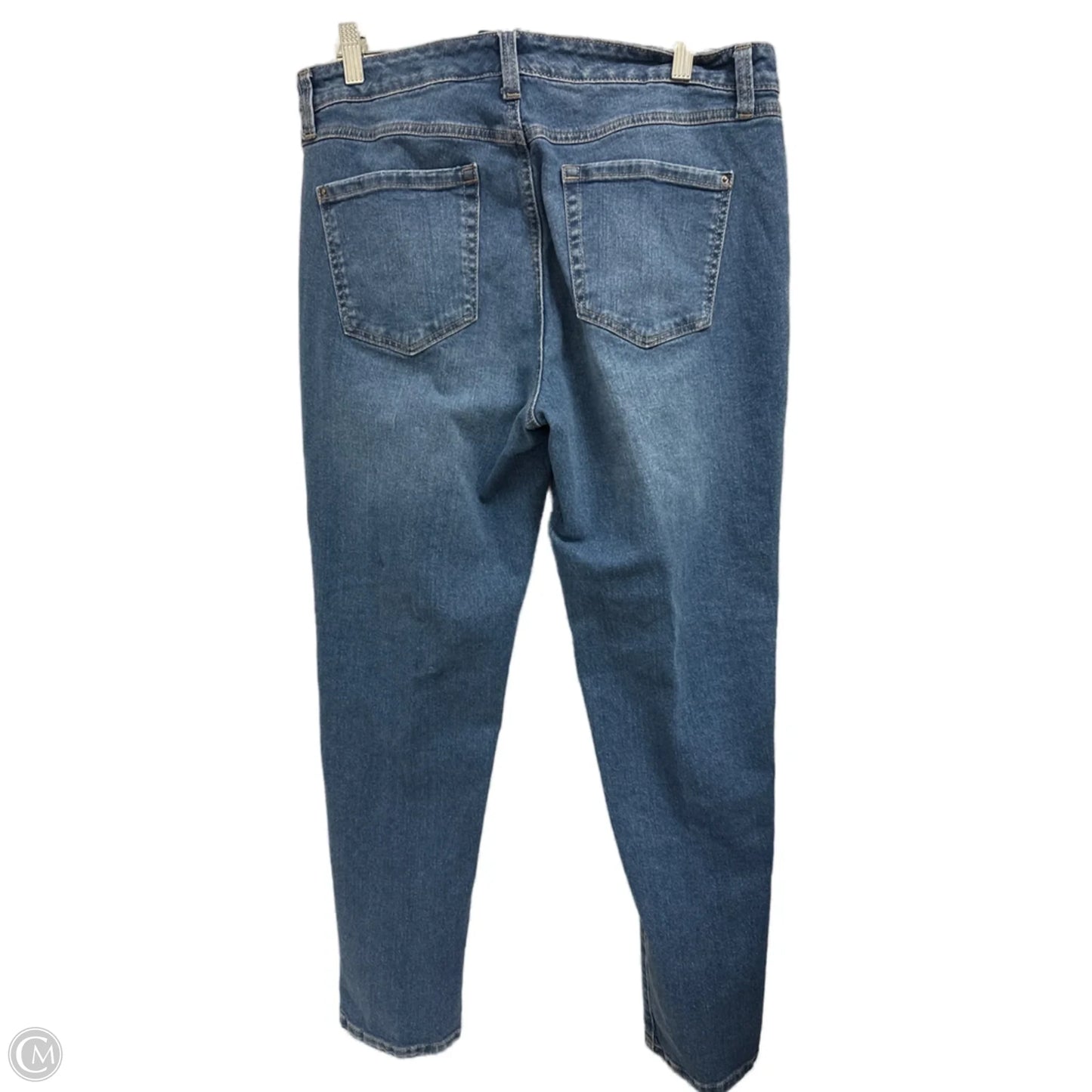 Jeans Straight By Inc In Blue Denim, Size: 14