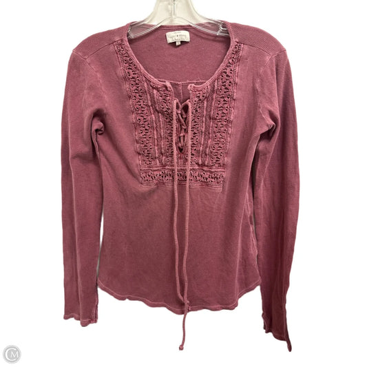Top Long Sleeve By Lucky Brand In Purple, Size: S