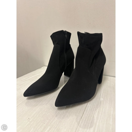 Boots Ankle Heels By Alex Marie In Black, Size: 7.5