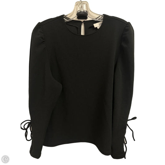 Top Long Sleeve By Clothes Mentor In Black, Size: S