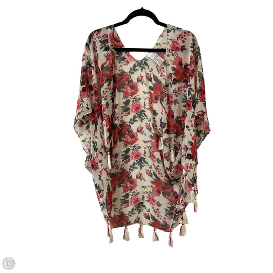 Kimono By Time And Tru In Floral Print, Size: Osfm