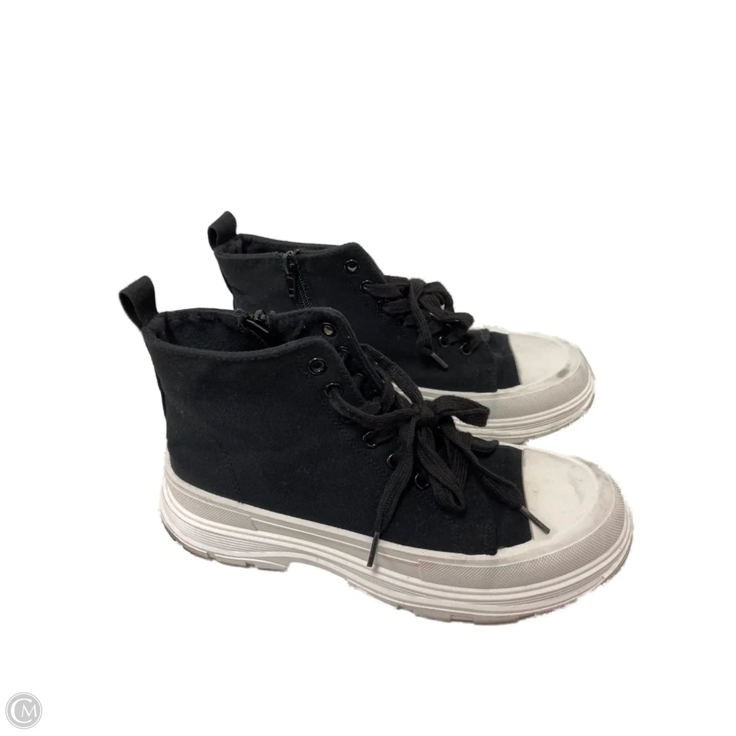 Shoes Sneakers By Mia In Black, Size: 8