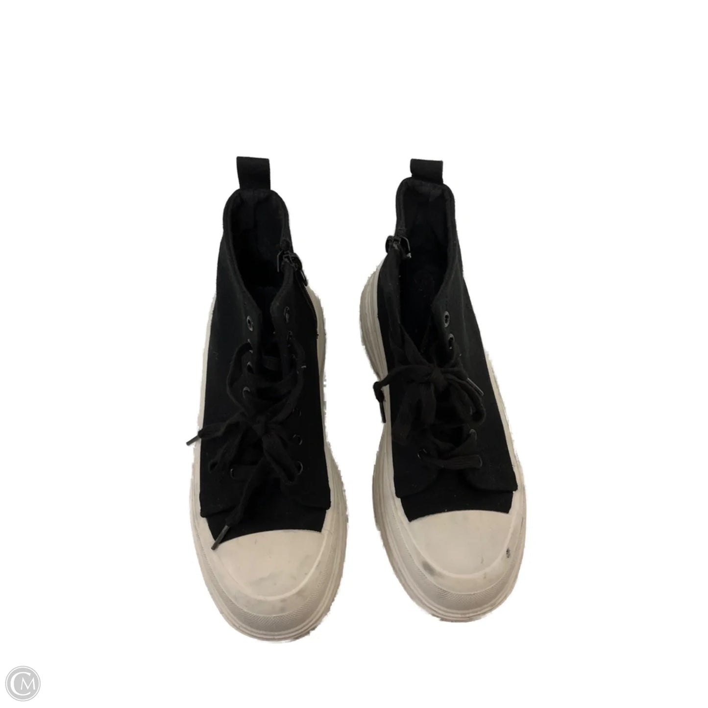 Shoes Sneakers By Mia In Black, Size: 8