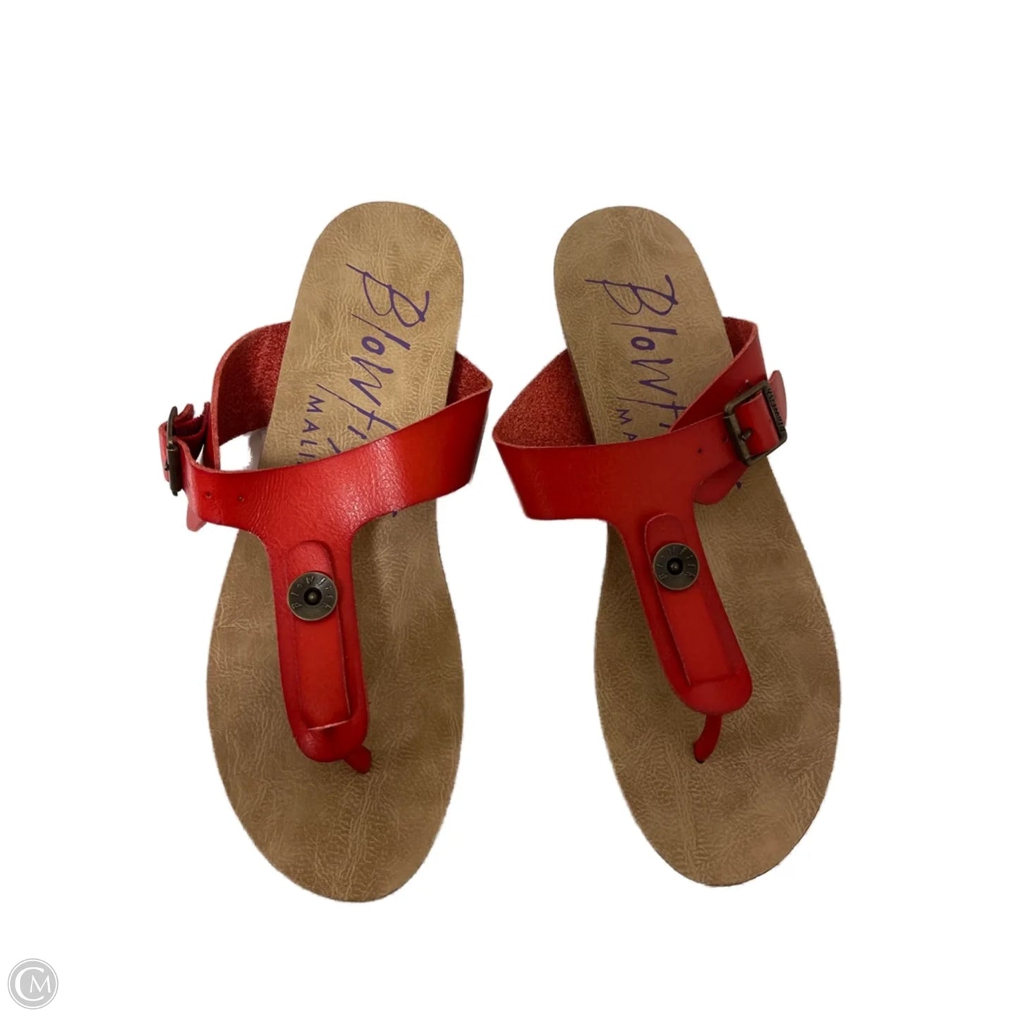 Sandals Flip Flops By Blowfish In Red, Size: 8.5