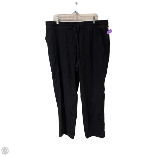 Athletic Pants By Karen Scott In Black, Size: Xl