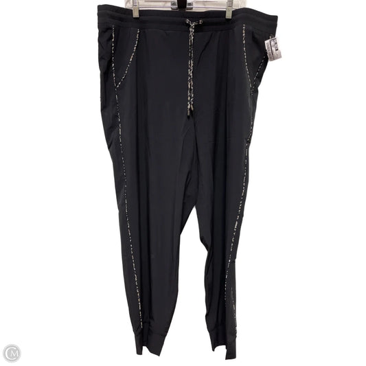 Athletic Pants By Chicos In Black, Size: 20