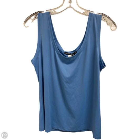 Tank Top By Scott Taylor In Blue, Size: Xl