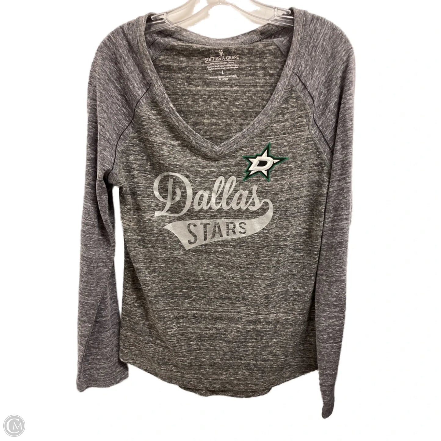 Top Long Sleeve By Clothes Mentor In Grey, Size: L