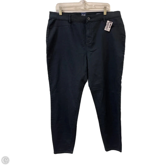 Jeans Skinny By Gap In Navy, Size: 16