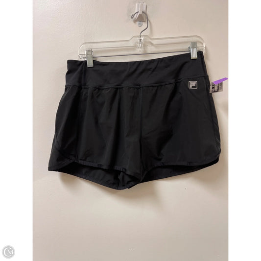 Athletic Shorts By Fila In Black, Size: M