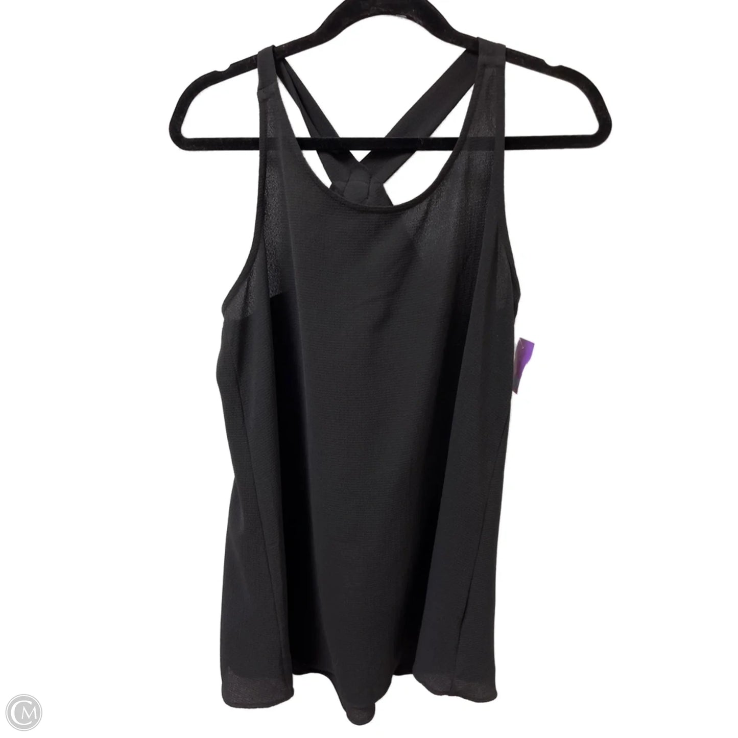 Top Sleeveless By Charming Charlie In Black, Size: M