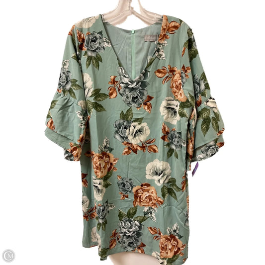 Dress Casual Short By Clothes Mentor In Blue, Size: L