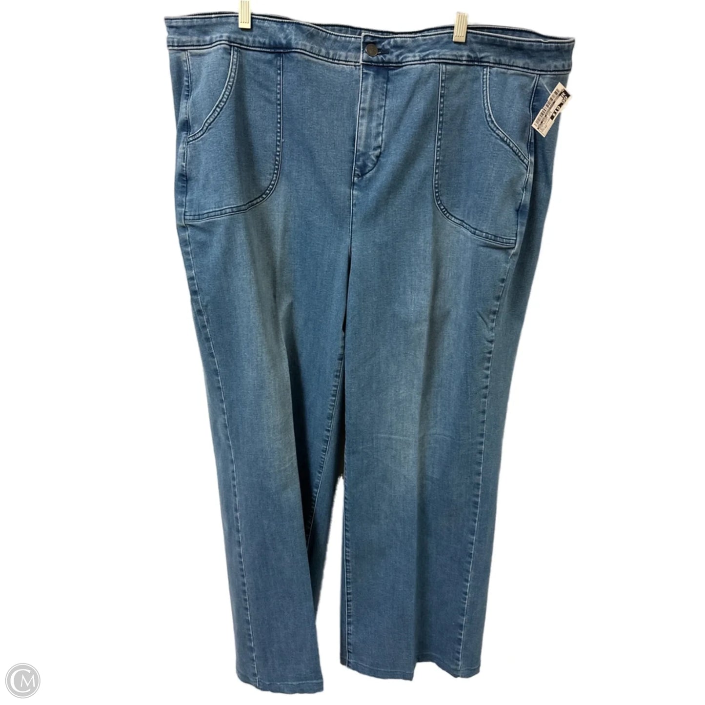 Jeans Wide Leg By Not Your Daughters Jeans In Blue Denim, Size: 22