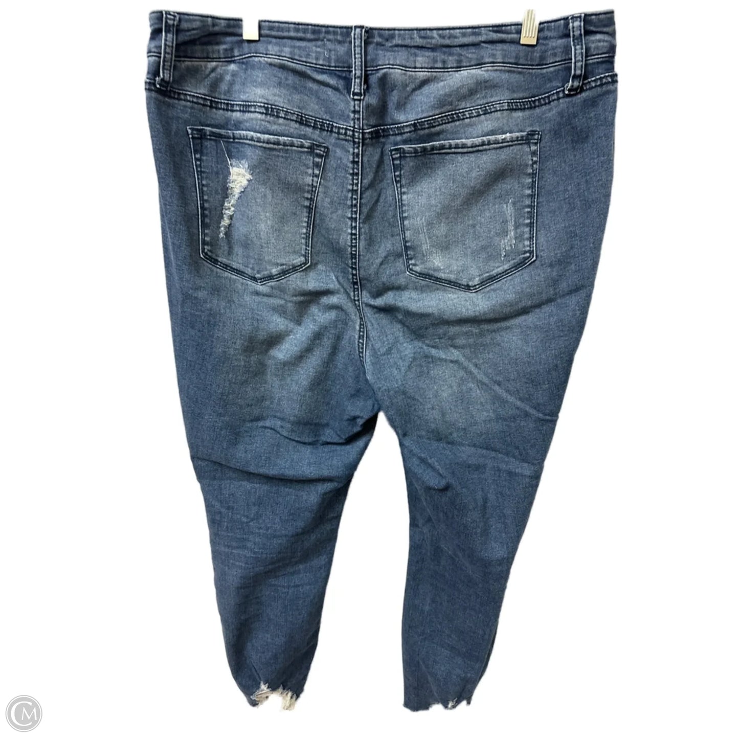 Jeans Skinny By Clothes Mentor In Blue Denim, Size: 16