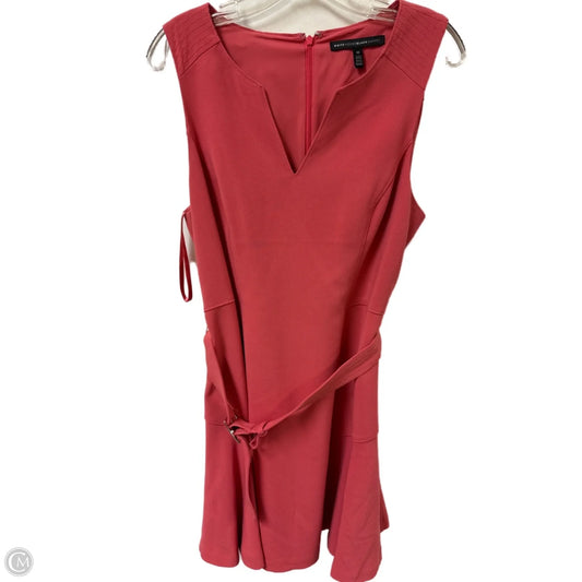 Dress Casual Short By White House Black Market In Pink, Size: L