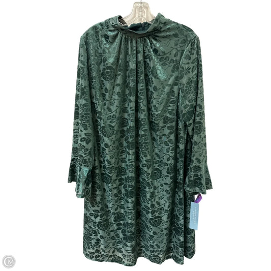 Dress Casual Short By London Times In Green, Size: 1x