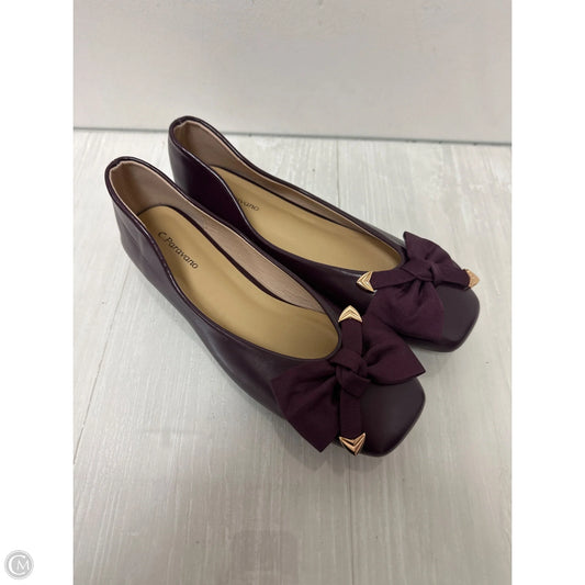 Shoes Flats By Clothes Mentor In Purple, Size: 8