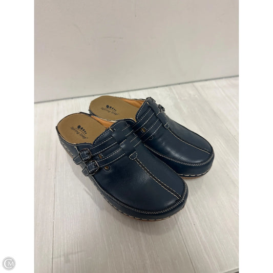 Shoes Flats By Spring Step In Navy, Size: 7.5