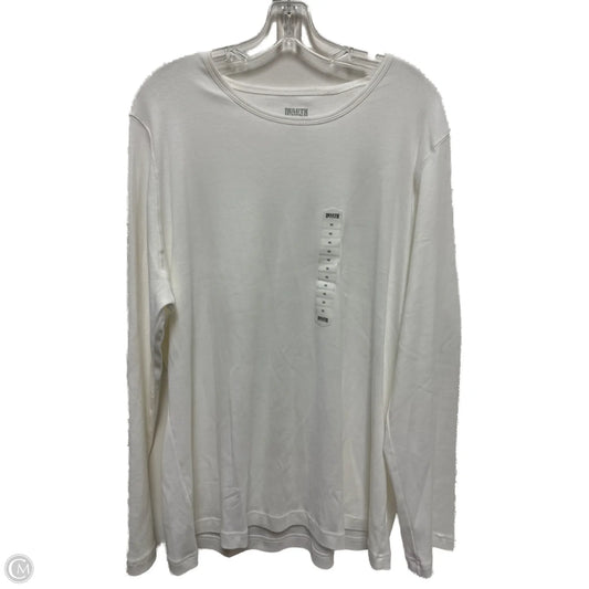 Top Long Sleeve By Duluth Trading In White, Size: 1x