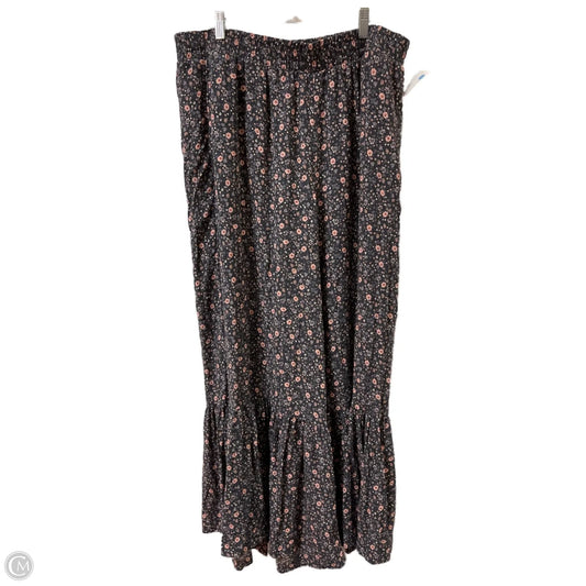 Pants Wide Leg By Clothes Mentor In Floral Print, Size: 20