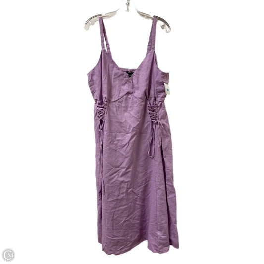 Dress Casual Midi By Torrid In Purple, Size: 2x