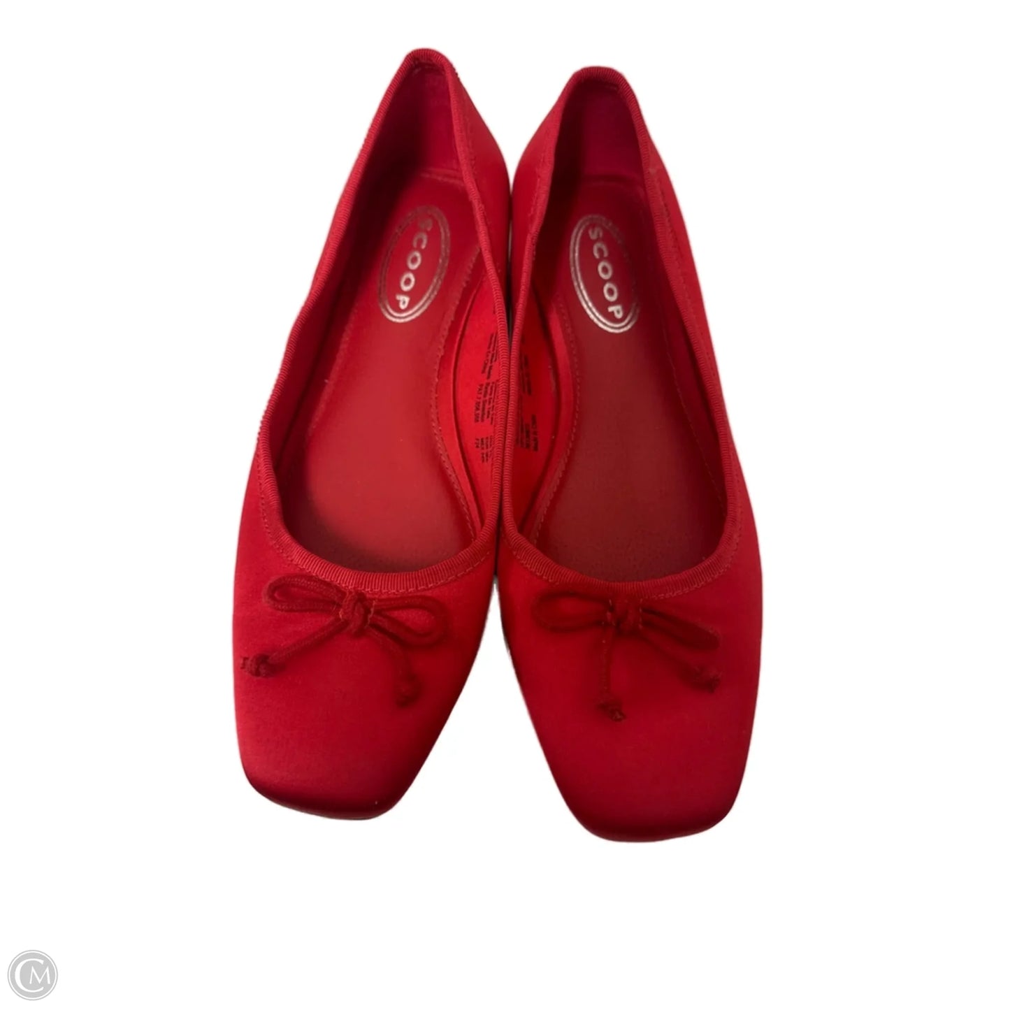 Shoes Flats By Scoop In Red, Size: 7.5