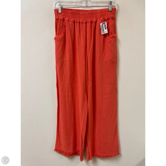 Pants Wide Leg By Umgee In Orange, Size: 4