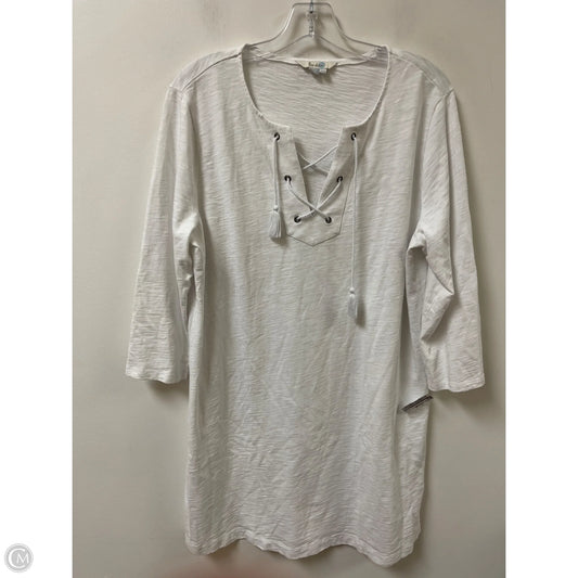 Dress Casual Short By Boden In White, Size: L