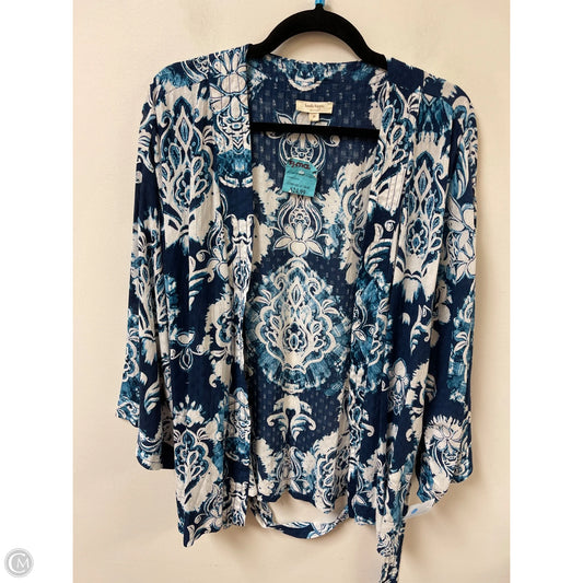 Kimono By Haute Hippie In Blue & White, Size: M