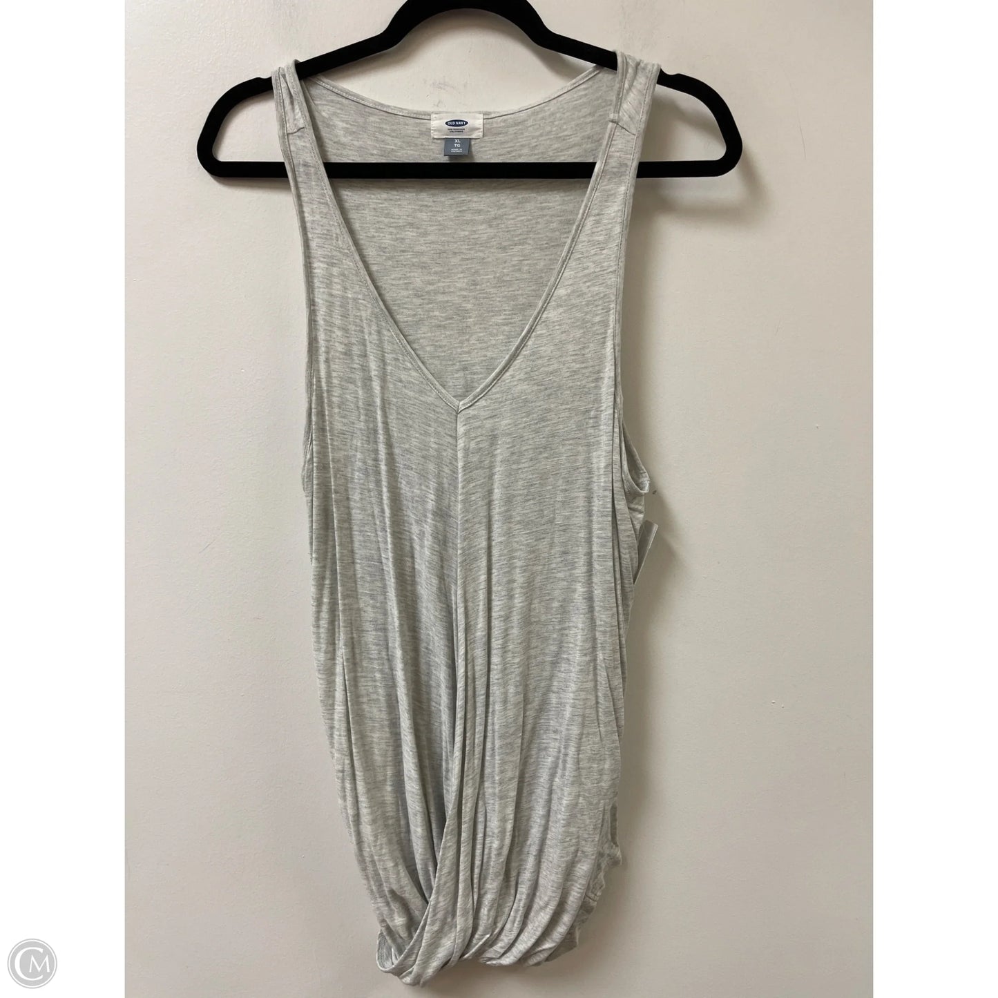 Top Sleeveless By Old Navy In Grey, Size: Xl
