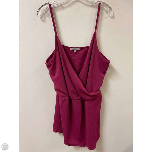 Romper By Clothes Mentor In Pink, Size: Xl