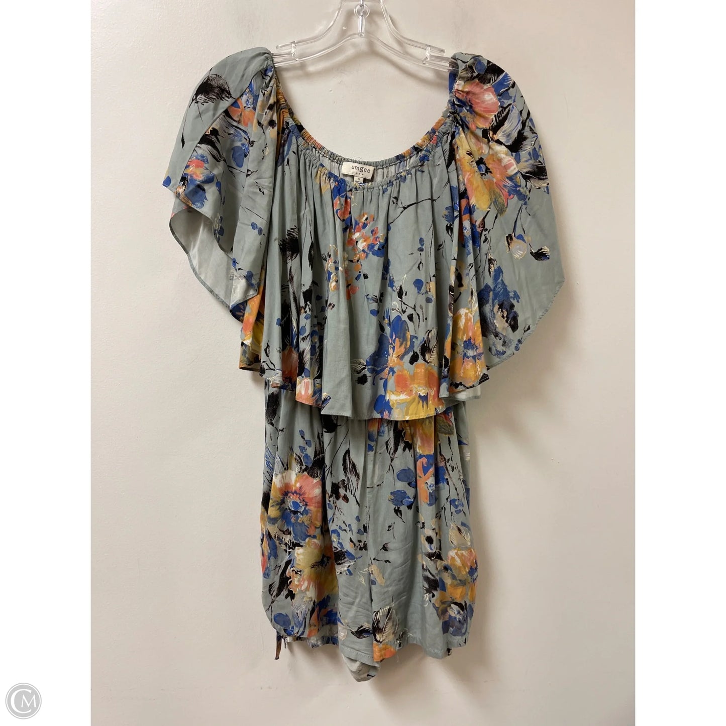 Romper By Umgee In Floral Print, Size: S
