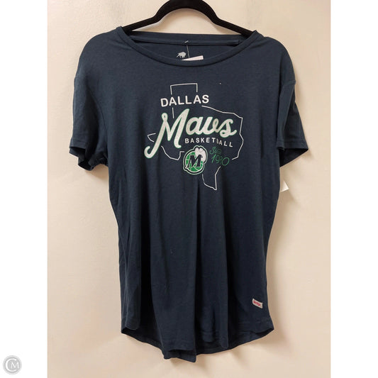 Top Short Sleeve By Clothes Mentor In Navy, Size: Xl